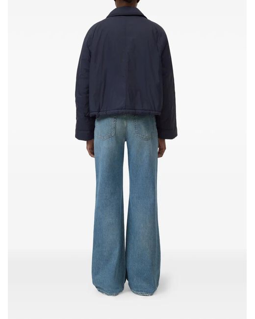 Closed Blue Chest-Logo Jacket