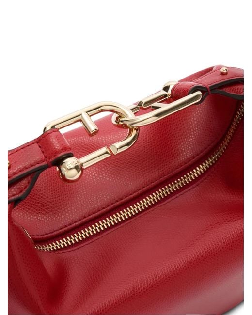 Furla Red Small Tonie Shoulder Bag