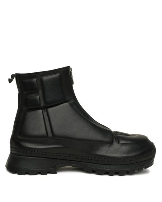 メンズ Guidi Zip-front Boots Black