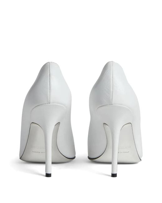 DSquared² White Leather Pumps
