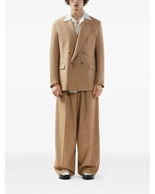 Gcds Natural Mélange-Effect Blazer for men
