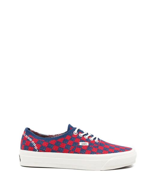 Vans Purple Baskets À Carreaux