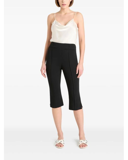 Cinq À Sept Black High-Waisted Trousers