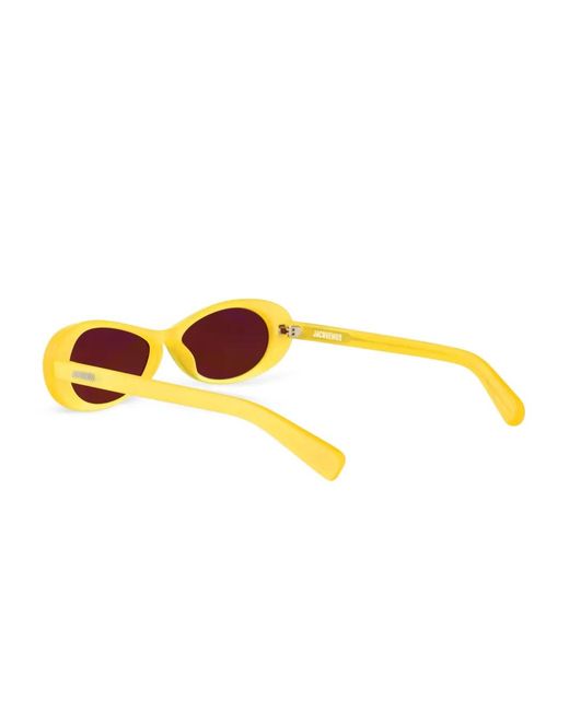 Jacquemus Yellow Sunglasses