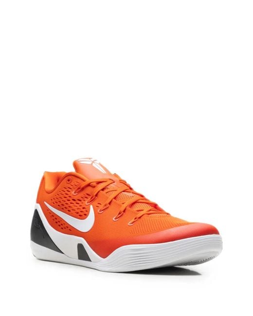 Nike Red Kobe 9 Elite Low Protro Sneakers for men