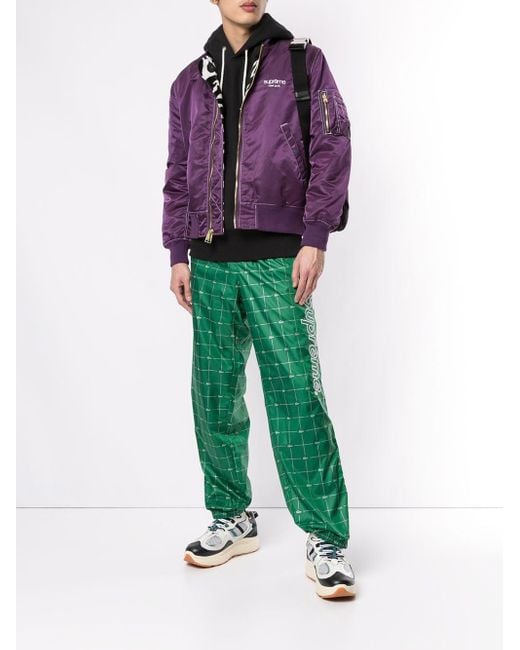 Pantalon de jogging Lacoste x Supreme pour homme en coloris Vert | Lyst