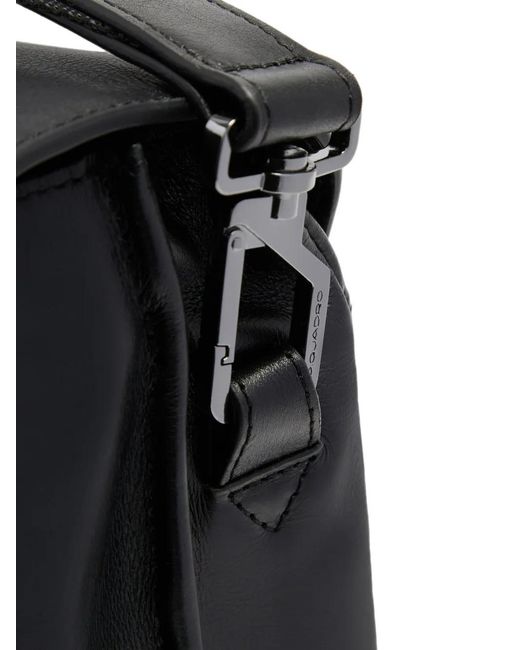 Piquadro Black Logo-Plaque Briefcase for men