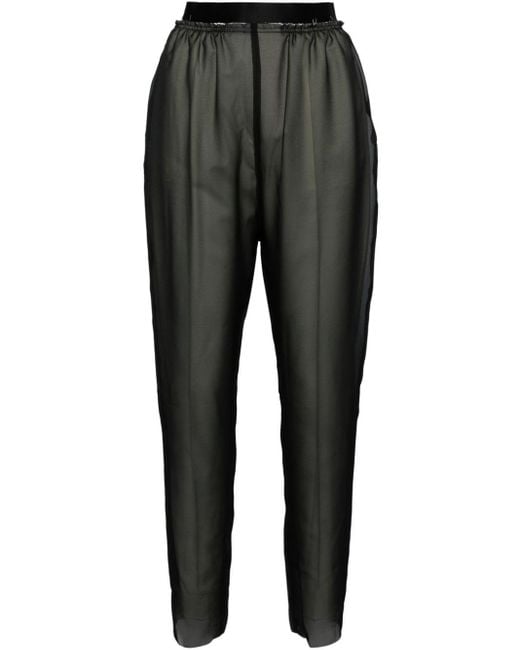 Pantalon fuselé à design superposé Undercover en coloris Gray