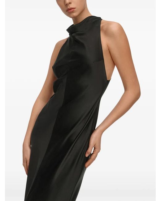 12 STOREEZ Black Zaha Halterneck Dress