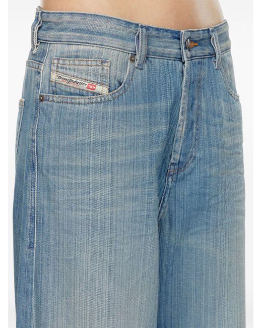 DIESEL Blue 1996 D-sire Low-rise Wide-leg Jeans