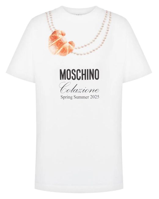 Moschino ロゴ Tシャツ White