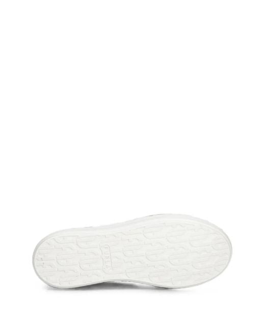 Furla White Leather Sneakers