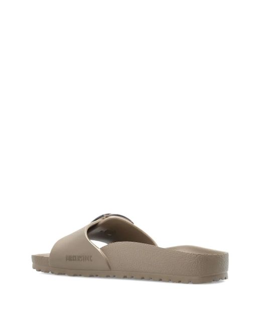 Birkenstock Natural Buckle-Detail Slides