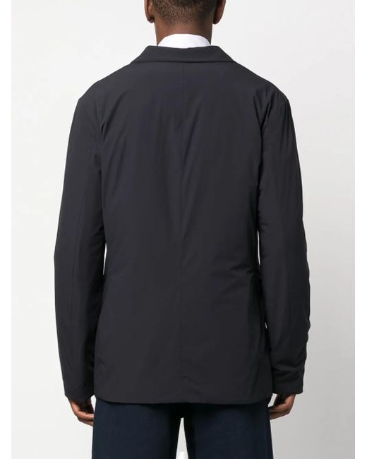 Aspesi Blue Paperino Single-Breasted Blazer for men