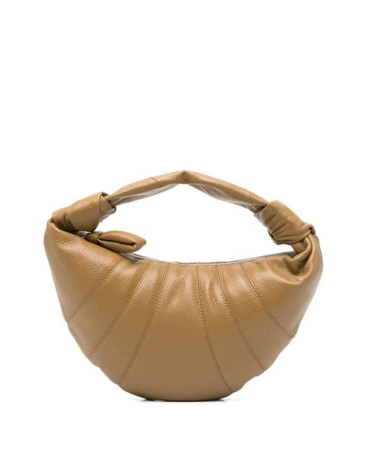 Bolso de hombro Croissant pequeño Lemaire de color Brown
