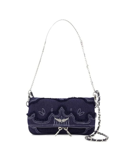 Zadig & Voltaire Blue Rock Nano Crossbody Bag