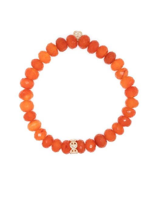 Bracelet en or 14ct Sydney Evan en coloris Orange