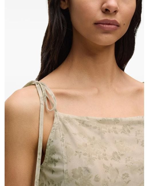 Karl Lagerfeld White Floral Maxi Dress