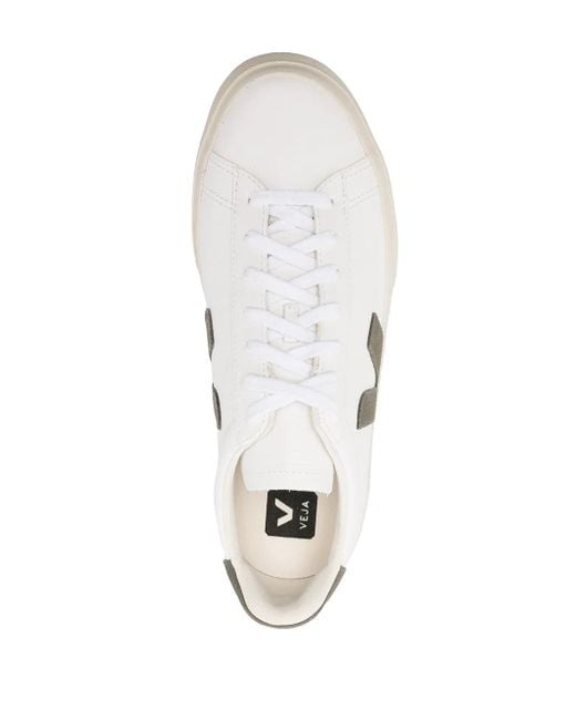 Cuir Campo Sans Chrome Extra Blanc Kaki Veja en coloris White