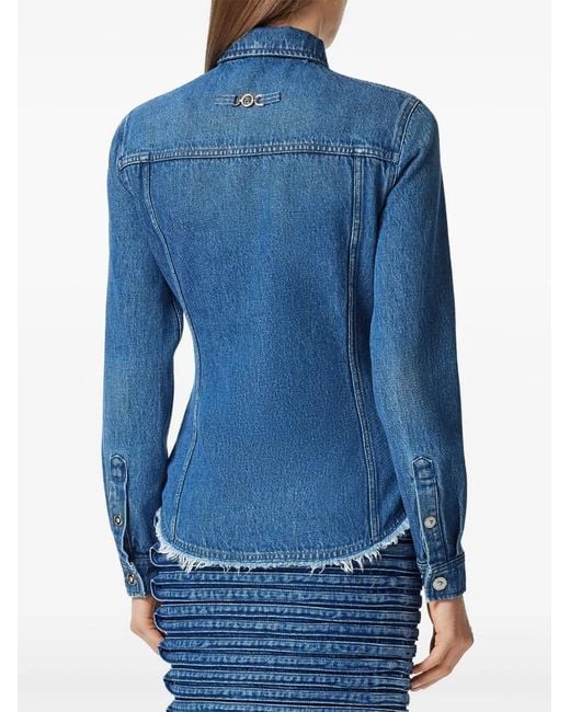 Versace Blue Denim Shirt