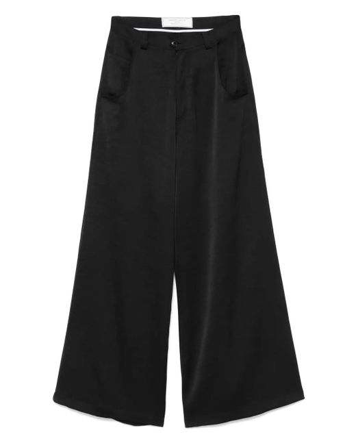 Societe Anonyme Black Wide-Leg Trousers