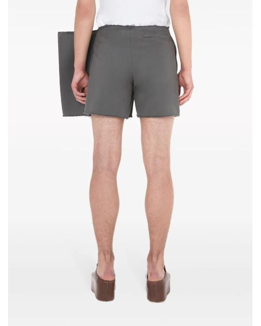 J.W. Anderson Gray Side-Panel Cotton Shorts for men