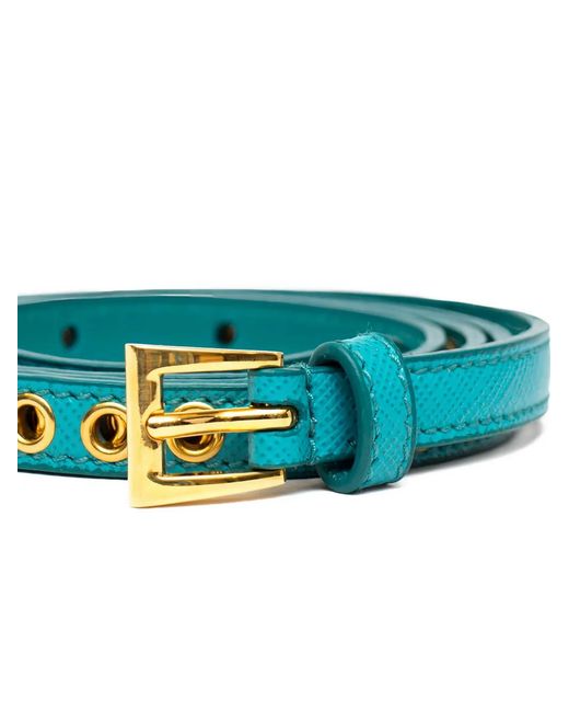 Prada Blue Schmaler Gürtel