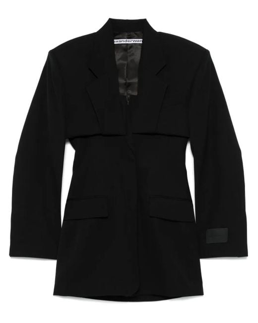 Alexander Wang Black Layered Mini Dress