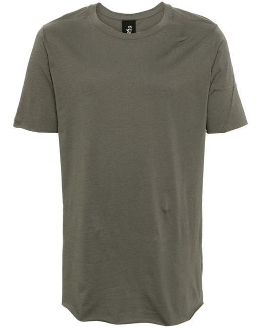 Thom Krom Green Mélange Cotton T-shirt for men
