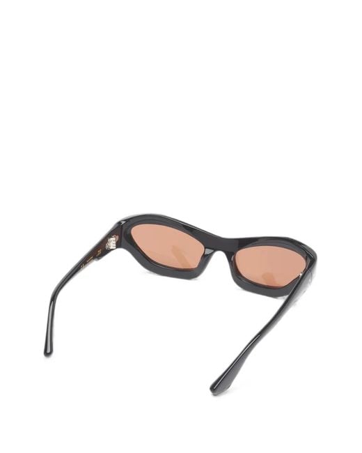 Port Tanger Black Hayya Cat-Eye Frame Sunglasses