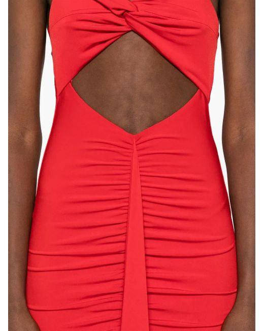 Nissa Red Maxikleid Mit Cut-Out