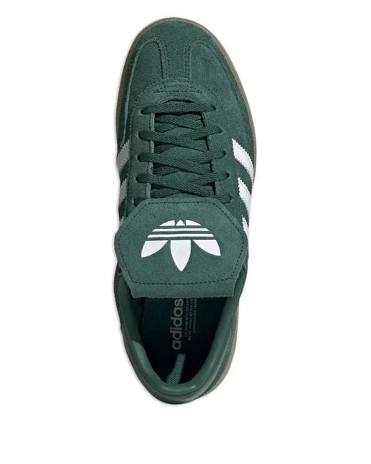 Adidas Green Handball Spezial Lace-Up Sneakers
