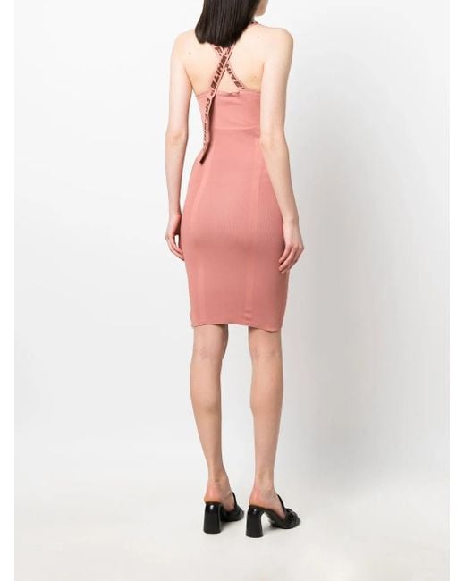 Off-White c/o Virgil Abloh Pink Mini Dress