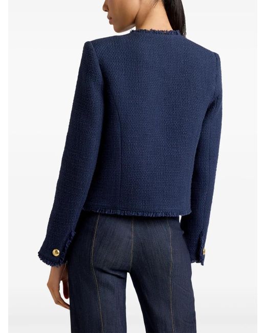 Cinq À Sept Blue Christie Blouclé Jacket