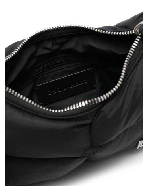 Bolso de hombro acolchado con logo DSquared² de color Black