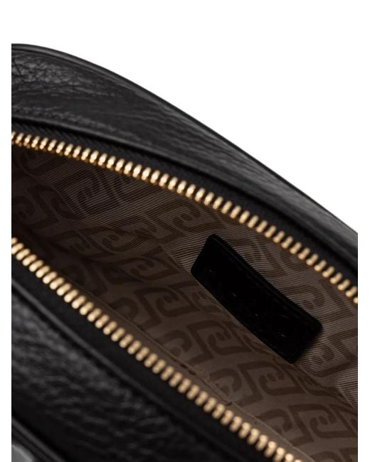 Liu Jo Black Small Pebbled-Effect Shoulder Bag
