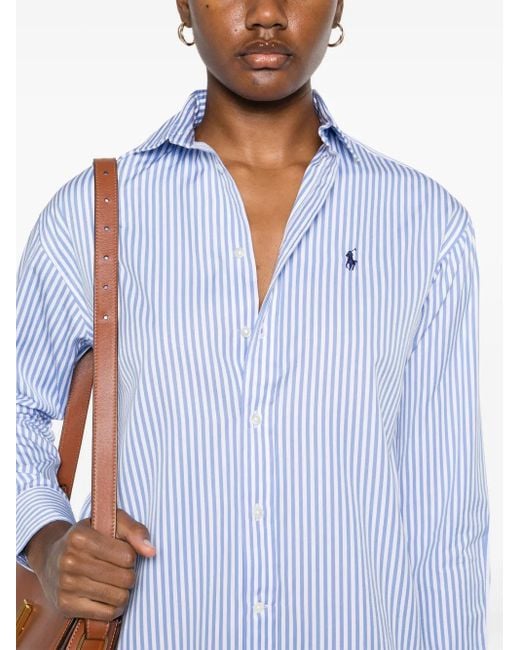 Polo Ralph Lauren Blue Striped Shirt
