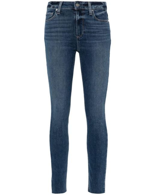 PAIGE Blue Hoxton Skinny Jeans