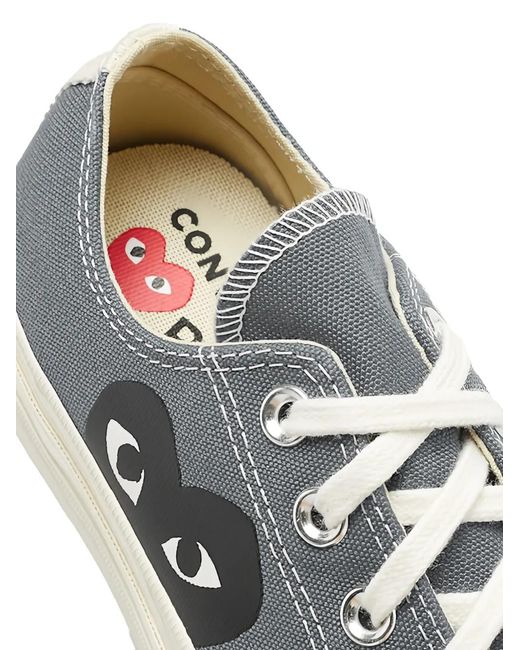 COMME DES GARÇONS PLAY White Logo-Detail Low-Top Sneakers