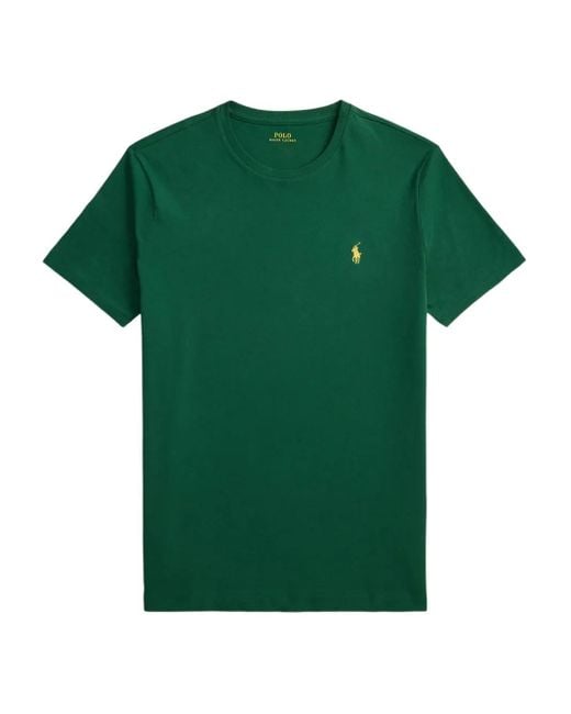 Polo Ralph Lauren Green Custom Slim Fit Jersey T-Shirt for men