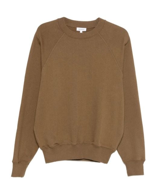 Norse Projects Brown Crew Neck Sweater for men