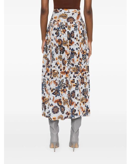Ulla Johnson Alexi Midi-Rok in het White