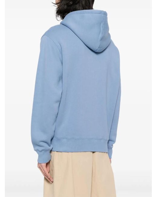 Maison Kitsuné Blue Bold Fox Cotton Jacket for men