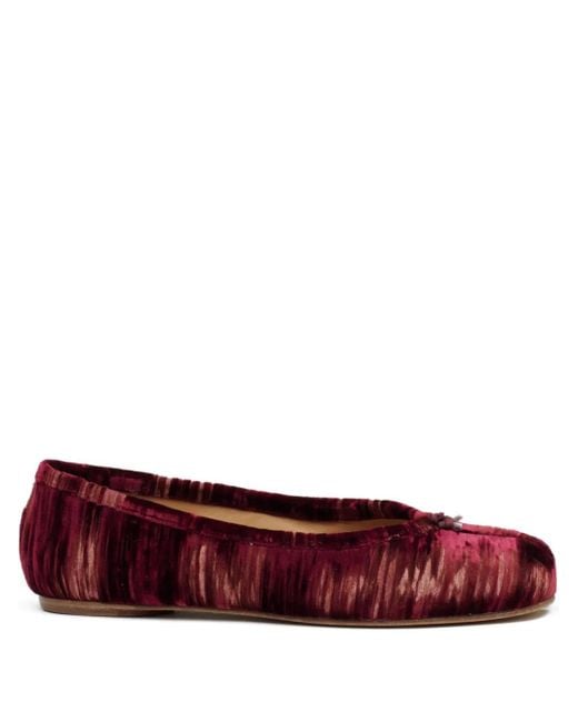 Maison Margiela Red Tabi Ballerina