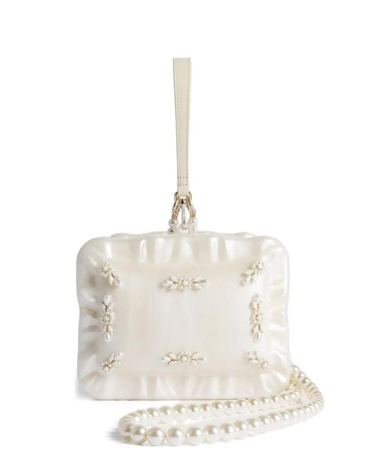 Simone Rocha White Pillowcase Clutch Bag