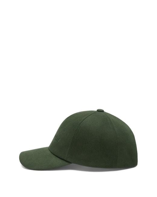 Jacquemus Green Embroidered-Logo Cap
