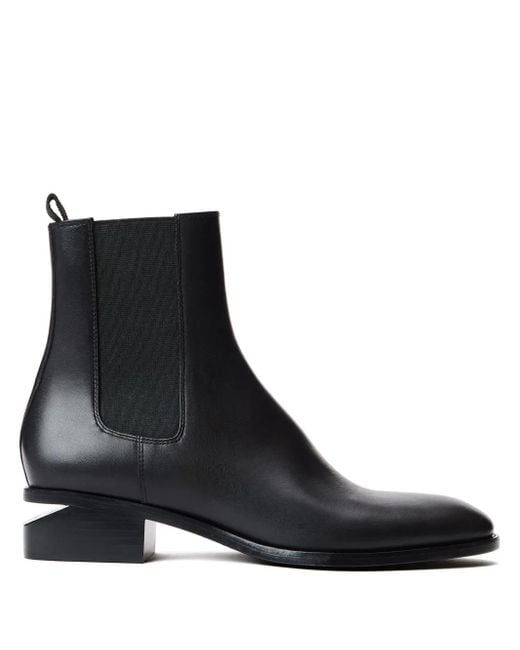 Alexander Wang Black Kane 35mm Ankle Boot In Leather