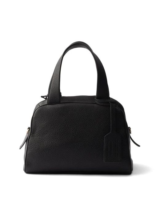 Borsa Tote Media di Prada in Black