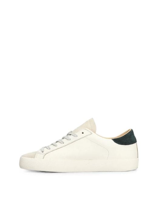 Date Natural Hill Low Leather Sneakers for men