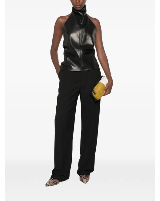 Khaite Black Rone Top